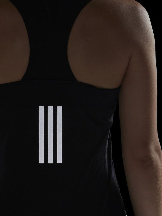 Own the Run Γυναικεία Καλοκαιρινή Μπλούζα Αμάνικη Μαύρη