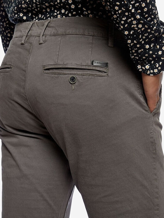 Παντελόνι Chino Ελαστικό Γκρι