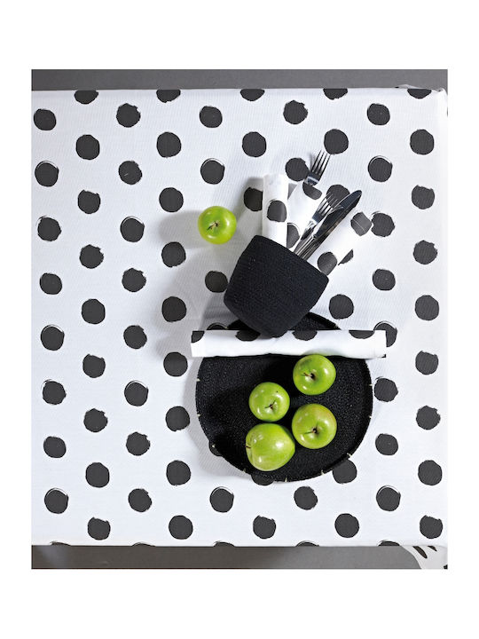 Kentia Checkered Pearl White / Black 160x160cm