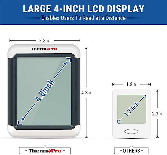 Thermo Pro Touchscreen and Backlight Digital Thermometer & Hygrometer for Indoor Use