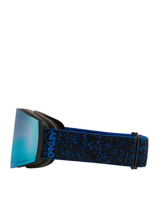 Oakley Fall Line Μάσκα Σκι & Snowboard Ενηλίκων Μπλε με Φακό Φιμέ σε Μπλε Χρώμα