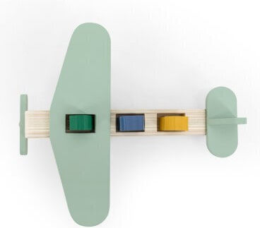 Trixie Push Along Airplane with Animals made of Wood for 18++ Months