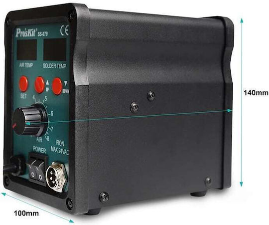 Proskit SS-979 Σταθμός Κόλλησης Ρεύματος 760W με Ρύθμιση Θερμοκρασίας