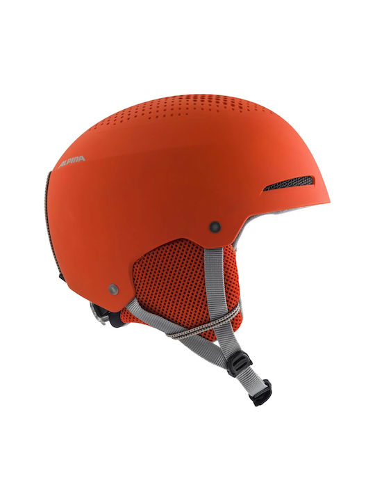 Alpina Zupo Junior Hi-EPS Παιδικό Κράνος για Σκι & Snowboard σε Πορτοκαλί Χρώμα