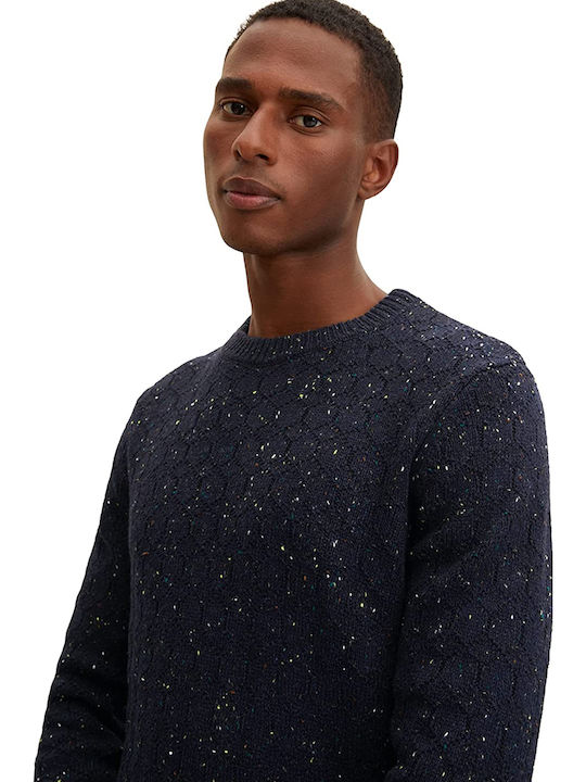 Langarm-Pullover Marineblau