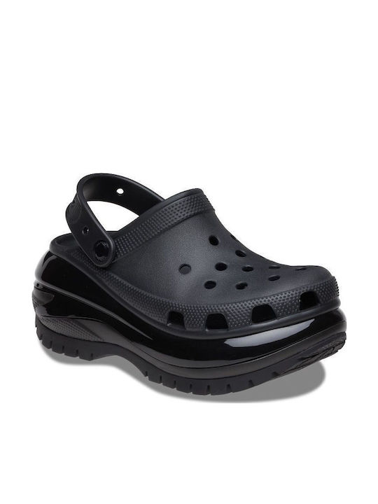 Crocs Classic Mega Crush Anatomic Clogs Black