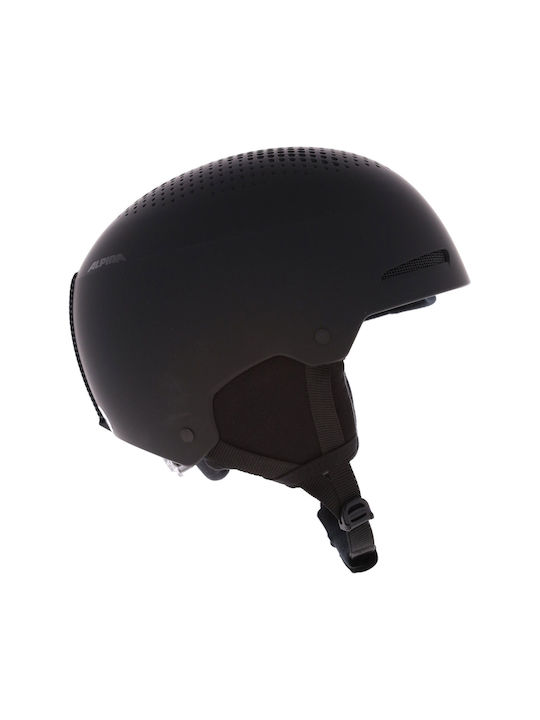 Alpina Arber Hi-EPS Men's Helmet for Ski & Snowboard Black