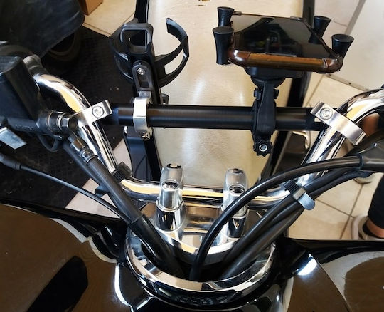 Moto Discovery Support Bar for Motorcycle Mobile Mount Honda PCX 125