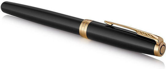 Parker I.M. Core Fountain Pen Fine Black Steel with Black Ink