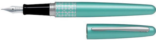 Pilot Writing Pen Medium 1mm Green made of Brass with Blue Ink