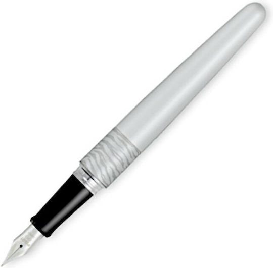 Pilot Writing Pen Medium 0.58mm White made of Brass with Blue Ink