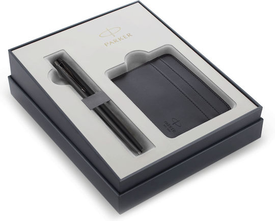 Parker Schreibfeder Mittel Schwarz aus Messing