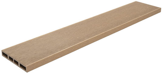 Newplan Deck Περίφραξης Κήπου από WPC 360x14x2εκ. Μπεζ