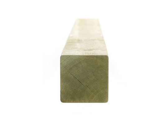 Showood Holz Träger für Gartenzaun aus Holz 200x7x7cm Braun