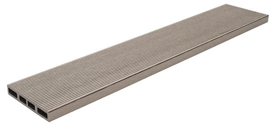 Newplan Deck Περίφραξης Κήπου Γκρι Ανοιχτό από WPC 360x14x2εκ. Γκρι