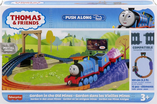 Fisher Price Томас и приятели Gordon in the Old Mines Сет с Влакче за 3+ години+ Години