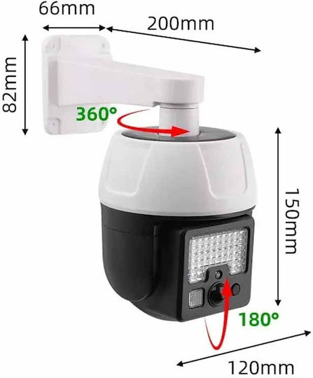 Cameră De Supraveghere Falsă Tip Bullet Cameră De Supraveghere Simulare Cu Iluminare LED Albă