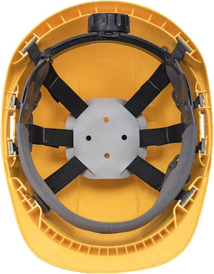 Portwest PW54 Construction Site Helmet με Προσωπίδα Yellow