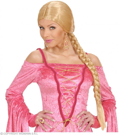 Carnival Wig with Braids Blond