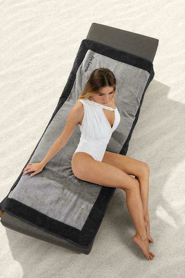 Guy Laroche King Beach Towel Cotton Gray 170x85cm.