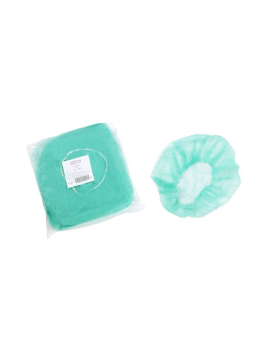 Bournas Medicals Шапка Non Woven Шапка за работа еднократна употреба Зелен 121.022.IS