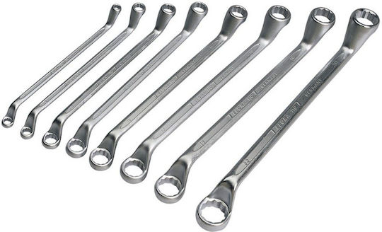 Cresman Set 8 Doppelt Polygon-Schlüssel Gebogen