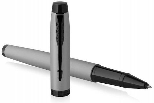 Parker IM Комплект Химикалки Rollerball/Ballpoint Core Metal Grey BT в комплект с химикалка (в касета за хартия)