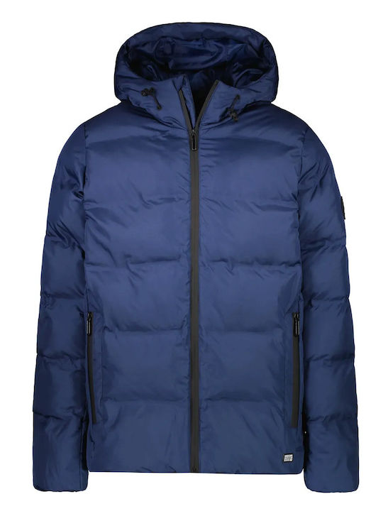 Зимно Мъжко Puffer Яке Син