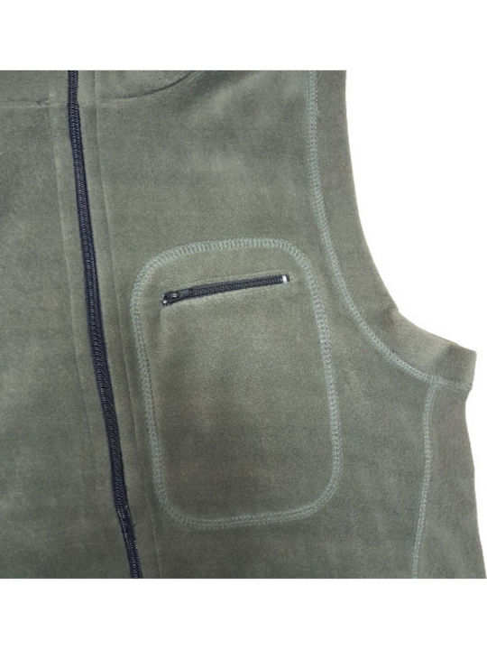 Ανδρική Ζακέτα Fleece Χακί