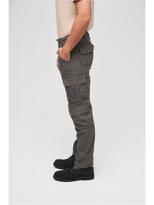 Brandit 1016 Men's Trousers Cargo in Slim Fit Olive 1016.1
