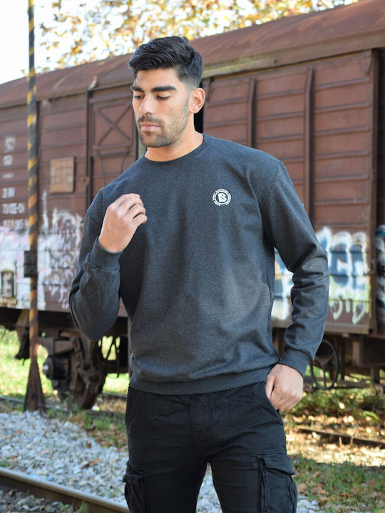 Men's sweatshirt in grey (code FT118)