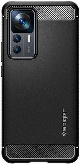 Spigen Rugged Armor Back Cover Silicone 2mm Black (Xiaomi 12T / 12T Pro) ACS05299