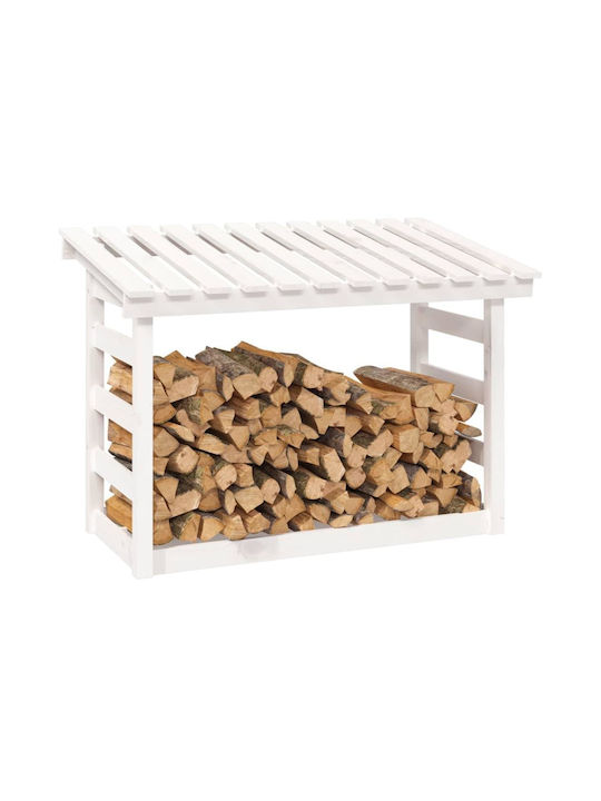vidaXL Wooden Box Wood Storage 108x64.5x78cm White