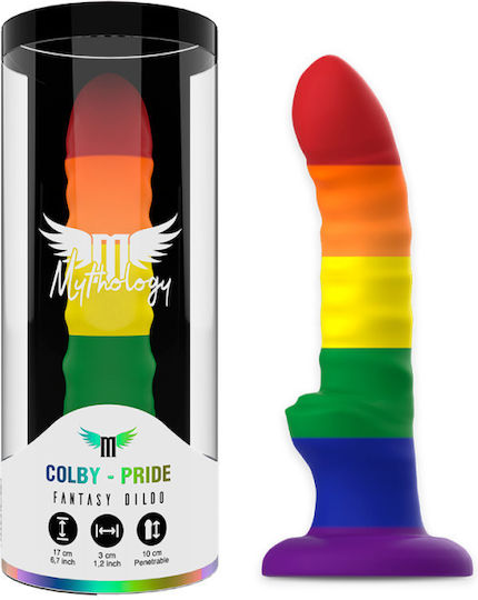 Mythology Colby Pride Dildo realist Cu ventuză 17cm