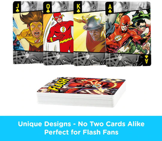 Aquarius DC Comics The Flash Συλλεκτική Τράπουλα Πλαστικοποιημένη για Poker