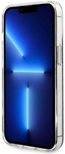 Guess Umschlag Rückseite Kunststoff / Silikon Schwarz (iPhone 13 Pro Max)