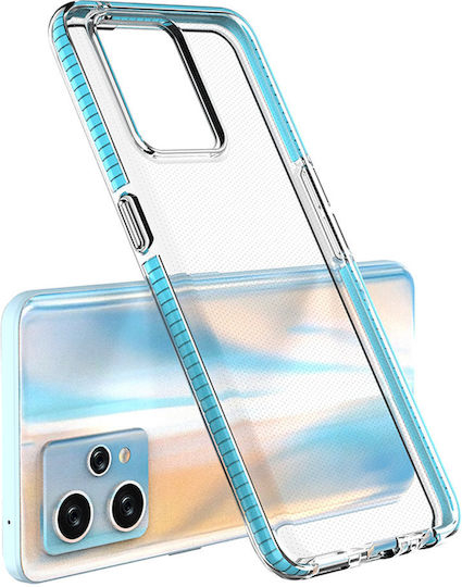 Hurtel Spring Case Back Cover Σιλικόνης 1mm Μαύρο (Realme 9 / 9 Pro+)