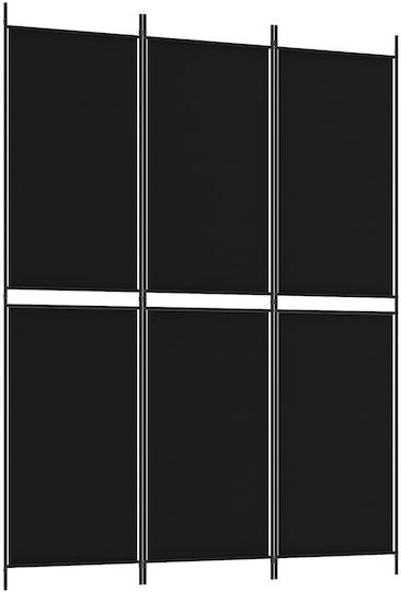 vidaXL Decorativ Paravan Tesatura cu 3 Panouri 150x200cm