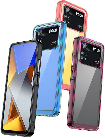 Hurtel Outer Space Back Cover Πλαστικό / Σιλικόνης Μπλε (Poco M4 Pro)