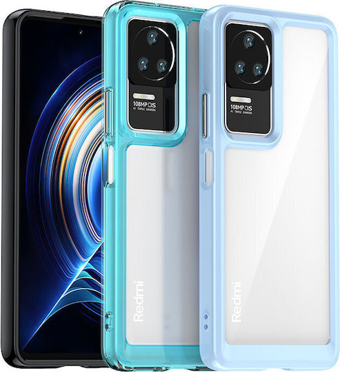 Hurtel Outer Space Back Cover Plastic / Silicon Albastru (Poco F4 5G)