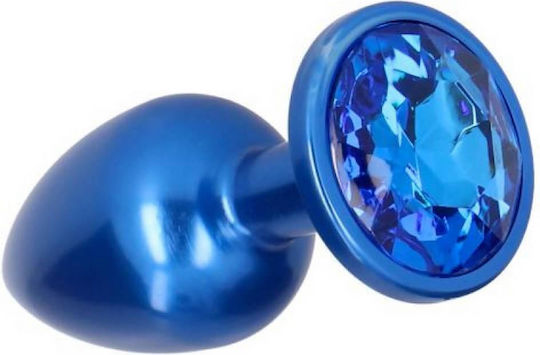 Toyz4lovers Butt Plug Pleasure Night Πρωκτική Σφήνα Μπλε 7cm