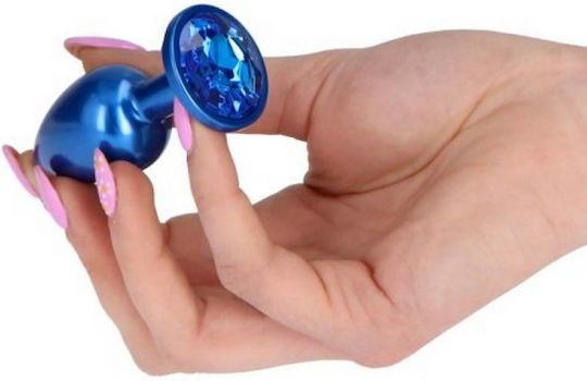 Toyz4lovers Butt Plug Pleasure Night Πρωκτική Σφήνα Μπλε 7cm