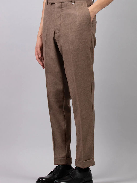 PA2227 IMB MAN - PANTALONE TASCA AMERICA BROWN