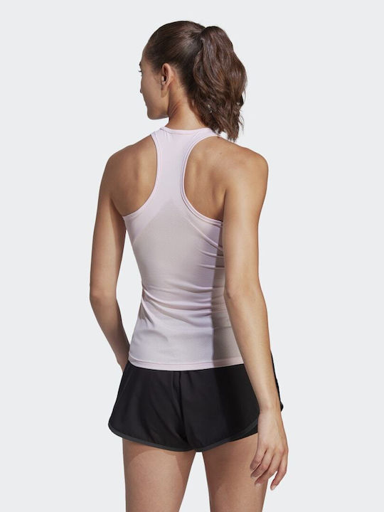 Adidas Club Damen Sportlich Bluse Ärmellos Rosa