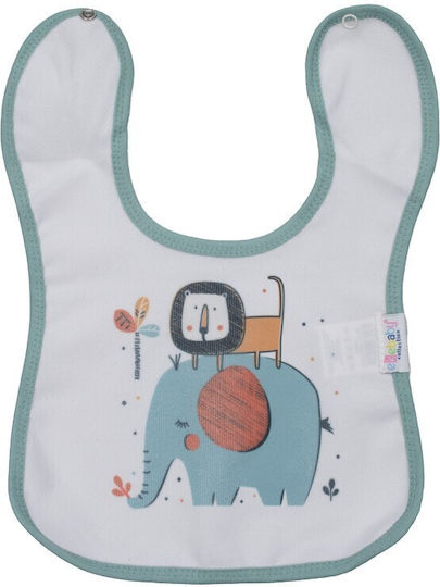 Kamtex Baby Lion Waterproof Coverall Fabric with Button Petrol Blue