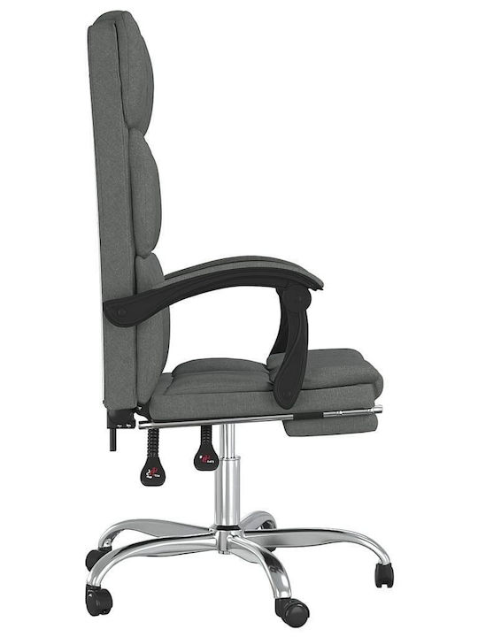 vidaXL Office Chair with Recline Dark Grey