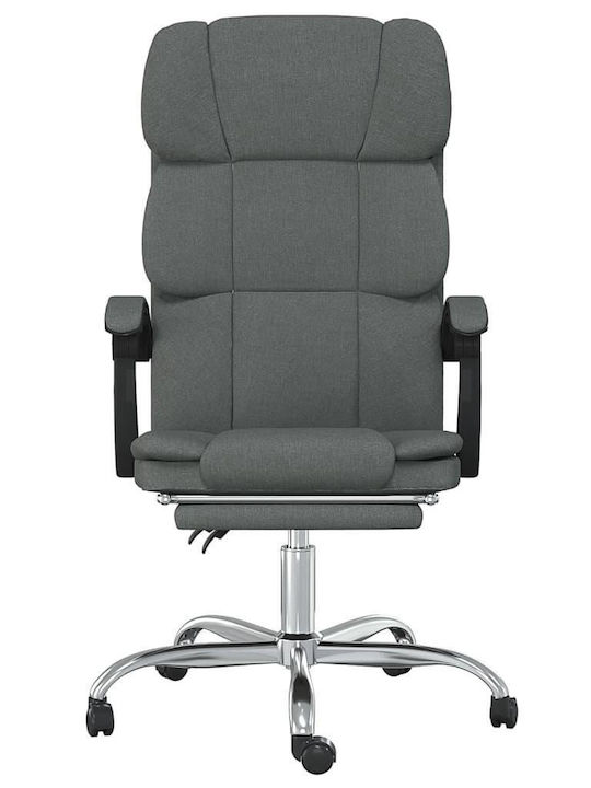 vidaXL Office Chair with Recline Dark Grey