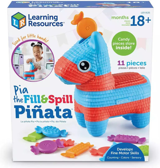 Learning Resources Παιχνίδι Στοίβαξης Pia The Fill & Spill Πινιάτα για 18+ Μηνών