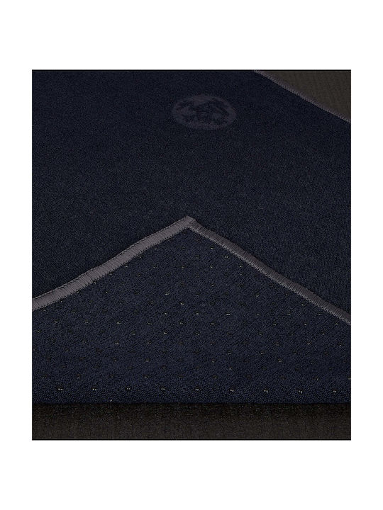 Manduka Yogitoes Πετσέτα Yoga Γυμναστηρίου Μαύρη 41x61cm