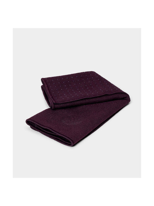 Manduka Yogitoes Πετσέτα Yoga Γυμναστηρίου Κόκκινη 41x61cm